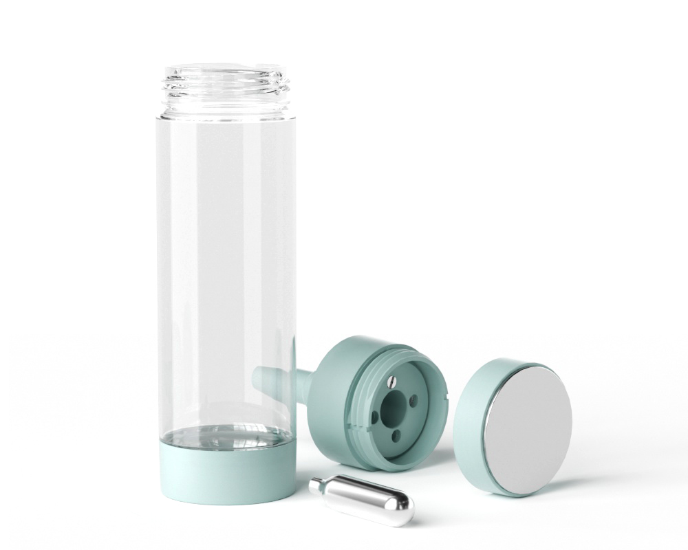 Botella portátil para hacer refrescos, botella de agua espumosa personalizada, Mini botella de refresco para deportes